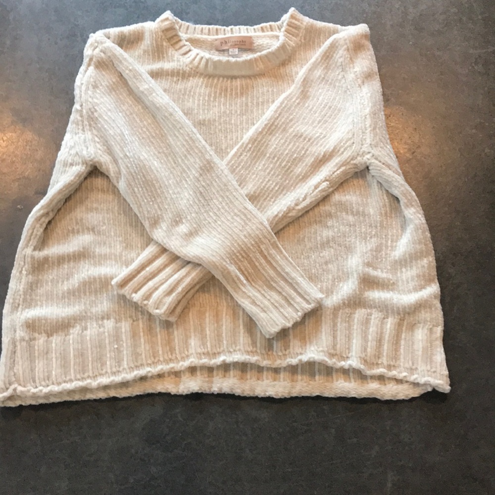 Chenille sweater